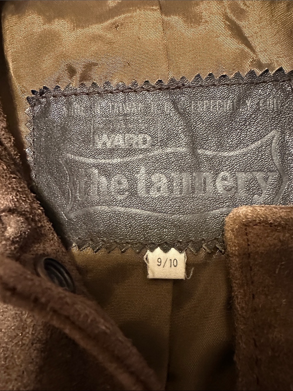 Vintage The Tannery Suede Fringe Jacket - Dark Brown - Picture 2 of 4